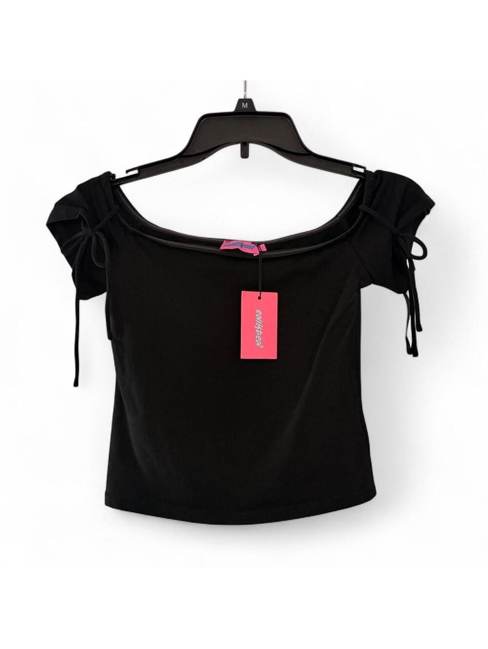 Edikted Women's Black Crop-top Size Small